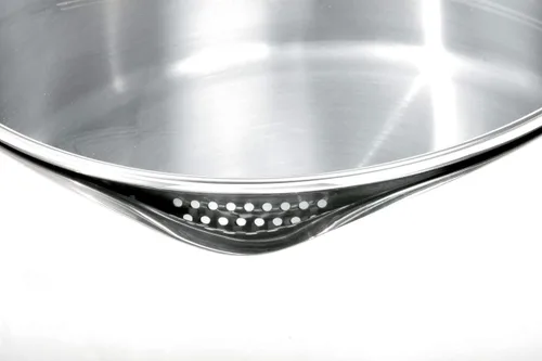 Miniatura 5 de Norpro KRONA - Olla ventilada de 3 cuartos de galón con tapa coladora, acero inoxidable