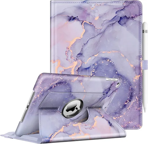 Miniatura 17 de Fintie - Funda giratoria para iPad 6ª / 5ª generación (2018/2017), iPad Air 2 / Air 1 (24.6 cm), funda con soporte giratorio de 360 grados, función