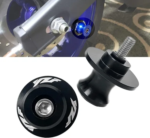 Miniatura 8 de 6MM M6 X 1.5 Motocicleta Brazo oscilante Sliders Carretes CNC Tornillos de soporte de brazo oscilante 2 piezas para Yamaha YZF R1 R3 R6 R25 R125 R6S