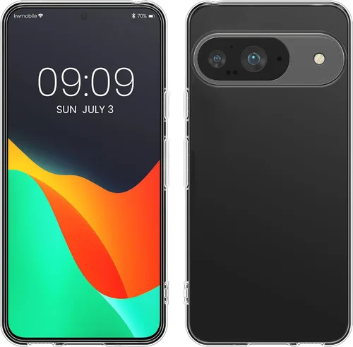 Miniatura 12 de kwmobile Funda compatible con Google Pixel 3a - Funda transparente suave delgada y flexible TPU Funda protectora para teléfono - Transparente