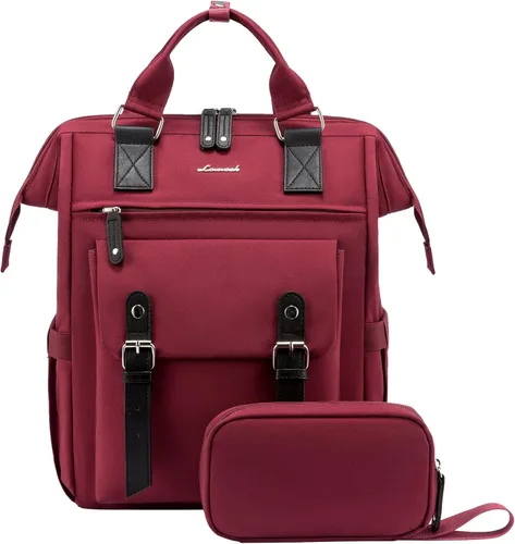 Miniatura 46 de LOVEVOOK - Mochila para laptop, para viaje de trabajo, bolso de enfermera, profesor, médico, viajero, para computadora de negocios, mochila