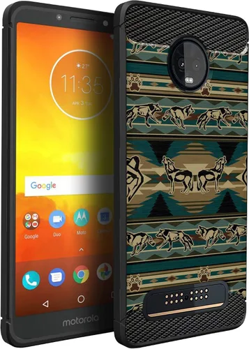 Miniatura 31 de CasesOnDeck Funda compatible con [Motorola Moto Z3 Play Moto Z3] Moto Z3 Design, funda delgada negra flexible y elegante protección contra golpes