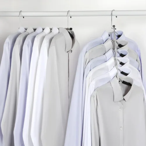 Miniatura 7 de TOPIA HANGER Percha para Ropa que Ahorra Espacio, Perchas de 6 Niveles para Camisas y Abrigos que Ahorran Espacio Sin Protuberancia en los Hombros