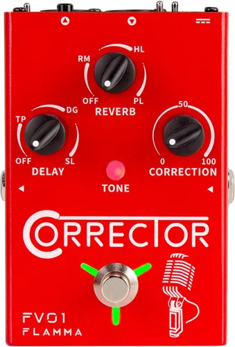 Miniatura 11 de FLAMMA FV04 Pedal de Armonía Vocal Procesador de Efectos Vocales Stompbox Armonizador de Micrófono de Voz con Reverb 12 Tonos con 11 Modos de FV04