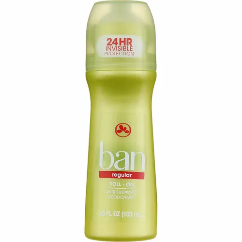 Ban Desodorante 3.5 onzas roll-on antitranspirante regular (3.5 fl oz) (paquete de 3)