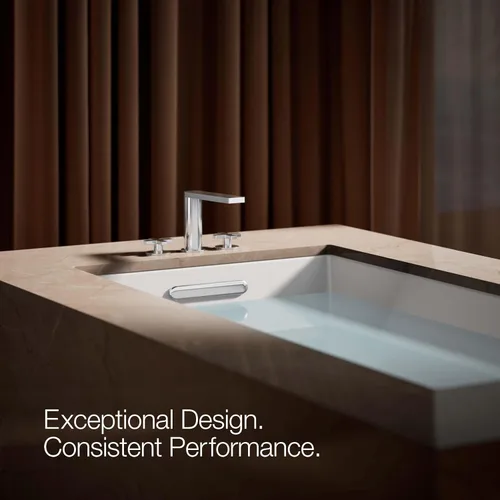 Miniatura 10 de Kohler 73081-3-CP Composed® Grifo de baño para montaje en cubierta con asas cruzadas, cromo pulido