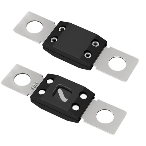 smseace Fusible MEGA de 40 A, fusible de perno de alta corriente, fusible AMG de 40 amperios para vehículos de construcción, camiones, barcos,