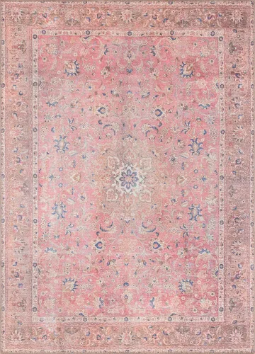 Miniatura 324 de GLN Rugs Traditional Collection - Alfombra de felpilla lavable a máquina, tradicional lavable, antideslizante, alfombra de felpilla de pelo corto