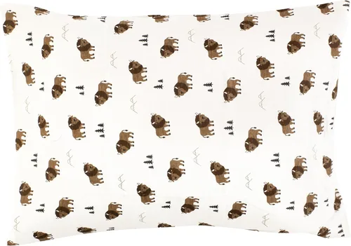 Miniatura 18 de Hudson Baby Funda de almohada unisex de algodón para bebés y niños pequeños, animales del bosque, talla única Forest Animals
