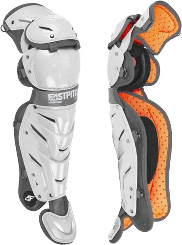 Miniatura 3 de All-Star Adult System 7 - Protector de piernas, recortado gris, corto de 15.5 pulgadas de longitud