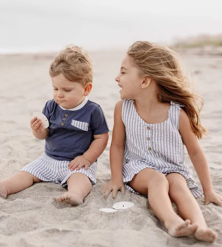 Miniatura 49 de Burt's Bees Baby Mameluco para bebé, 100% algodón orgánico, traje corto de una pieza para niñas recién nacidas a 24 meses