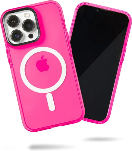 Miniatura 21 de SteepLab Funda de barrera para iPhone 13, protección de 360 grados que absorbe impactos con bisel elevado y colores llamativos (cielo azul brillante)