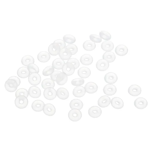 uxcell Juntas tóricas de silicona, 0.197 in OD 0.039 in ID 0.079 in Ancho VMQ Junta de sello para válvulas de compresor reparación de tuberías,