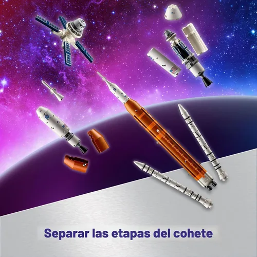 Miniatura 5 de LEGO Icons NASA Artemis Space Launch System - Juego de construcción de modelo de cohete DIY para adultos, edades 18+ - Regalos para cumpleaños