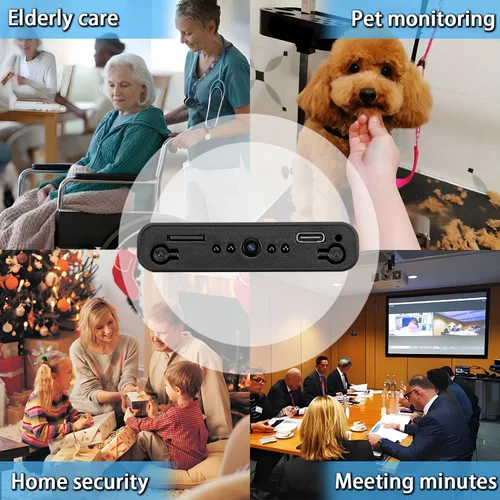 Miniatura 5 de Cámara de seguridad para el hogar - Cámara de vigilancia 1080P - Mini cámara - Cámara interior portátil, con capacidad 10000, doble propósito