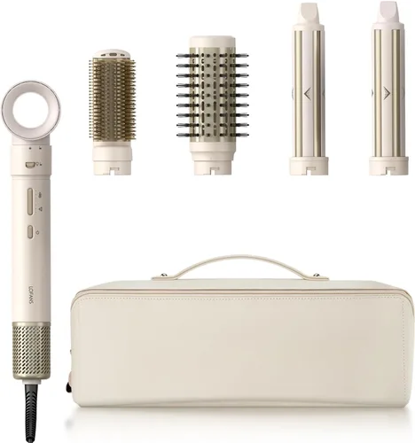 Miniatura 10 de 5 en 1 Multi Hot Air Styler Wrap, 110,000 RPM cepillo secador de pelo de alta velocidad con rizadores de envoltura automática y cepillo secador