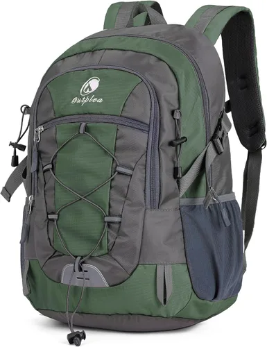 Miniatura 11 de Mochila de senderismo pequeña de 25 L con correa para el pecho para hombres y mujeres, mochila de viaje impermeable, mochila de viaje ligera Negro