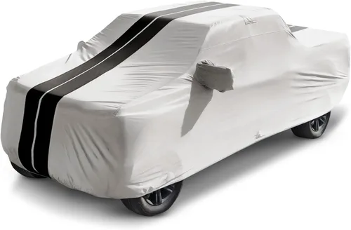 Miniatura 12 de iCarCover Funda personalizada para camión Ford Ranger Super Cab, cama regular 1983-1992, impermeable, para todo tipo de clima, lluvia, nieve, UV