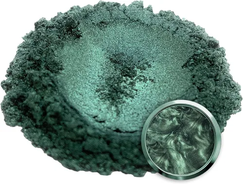 Miniatura 6 de Eye Candy Polvo de pigmento de mica prémium Kaiso Green (50 G), multiusos, aditivo para artes y manualidades, epoxi, arte de resina, esmalte
