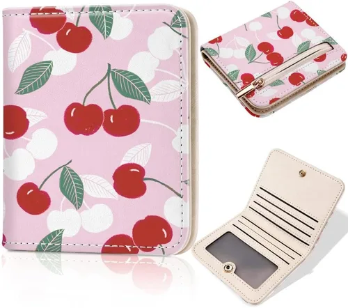 Miniatura 25 de Toughergun Billetera para Mujeres con Bloqueo RFID, Pequeña, Compacta, Bifold de Cuero de Lujo, Billetera de Bolsillo para Damas, Mini Monedero