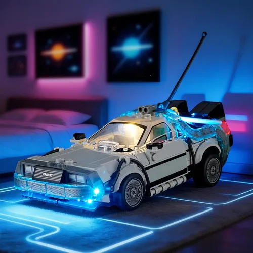 Miniatura 8 de YEABRICKS Luz LED para Lego-76917 Speed Fast 2 Furious Nissan Skyline GT-R Building Blocks Model (Lego Set no incluido)