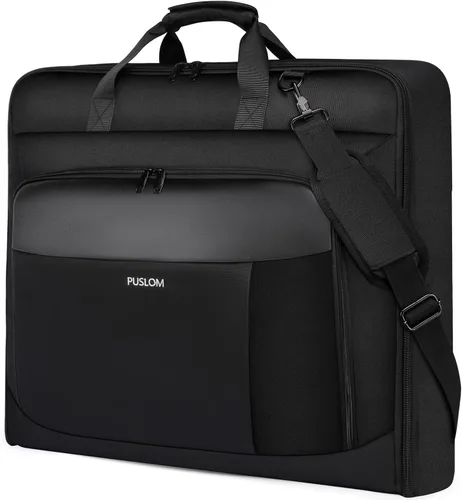 Bolsa de ropa de viaje para hombres, bolsa grande de 40 pulgadas, bolsa de ropa de transporte para hasta 3 trajes para viajes de negocios, maleta