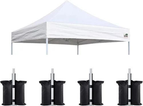 Miniatura 4 de Eurmax USA toldo desplegable de repuesto, cubierta superior para tienda de campaña, armado instantáneo, solo la cubierta superior, 4 bolsas