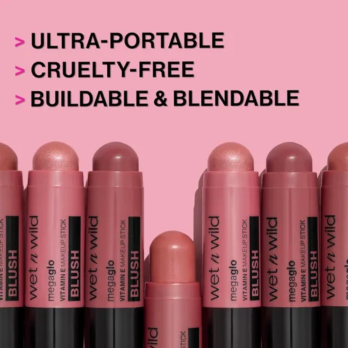 Miniatura 2 de wet n wild MegaGlo Barra de Maquillaje, Color Modulable, Uso Versátil, Libre de Crueldad Animal y Vegano - Peach Bums Melocotón Bums