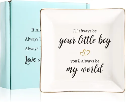 Miniatura 28 de Regalos religiosos para mujeres, plato para anillos de cerámica cristiana, Dios está dentro de ella, ella no caerá, regalos cristianos para mamá