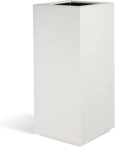 Miniatura 15 de PolyStone Kensington - Maceta con pedestal, 16 x 16 x 36 pulgadas, caja alta y ligera para interiores y exteriores, para porche, resina moderna
