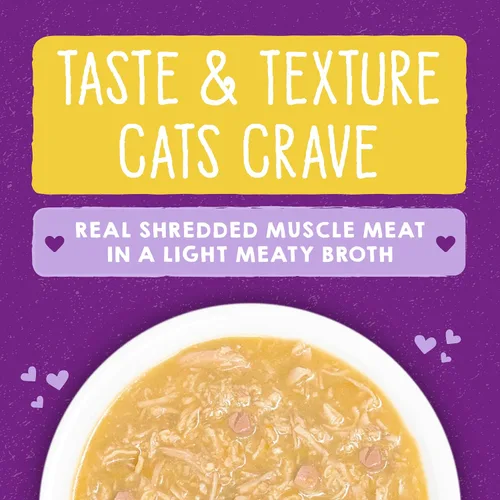 Miniatura 2 de Stella & Chewy's Carnivore Cravings Savory Shreds - Comida húmeda para gatos - Fórmula de alta humedad con pollo sin jaula de primera calidad e