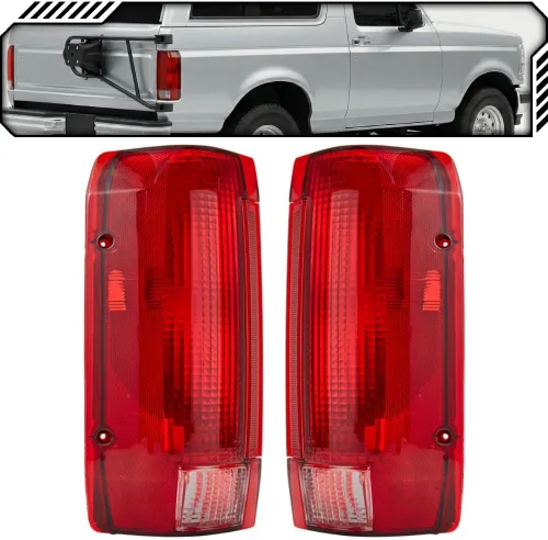 Miniatura 2 de EPIC LIGHTING OE Spec - Luces traseras de repuesto compatibles con Ford 90-96, BRONCO F150, F250, F350, par Luz trasera Par