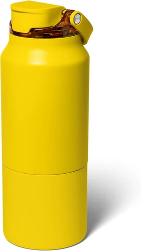 Miniatura 23 de BrüMate Rise - Botella de agua de 18 onzas con popote de silicona cubierto Botella de agua para niños aislada 100% a prueba de fugas Base apta