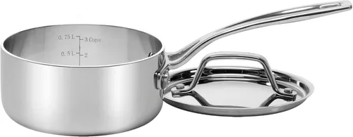 Miniatura 5 de Cuisinart Juego de utensilios de cocina de 10 piezas de acero inoxidable de 5 capas con revestimiento personalizado, CCC5-10