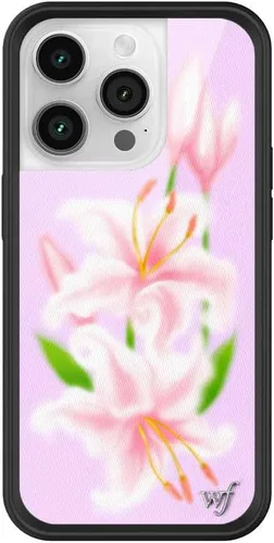 Miniatura 11 de Wildflower Carcasas – Compatible con iPhone 14 Pro Protector negro parachoques, certificado de prueba de caída de 6.5 pies, propiedad de mujeres