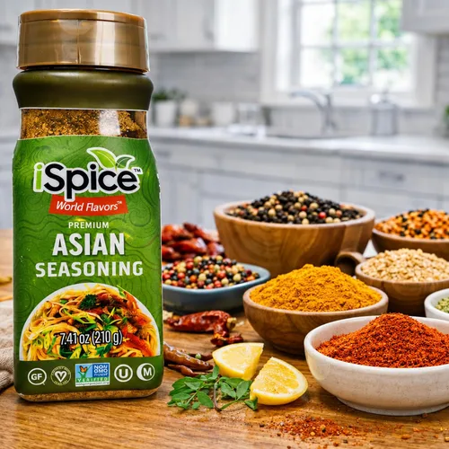 Miniatura 4 de iSpice - ASIAN SEASONING World Flavor Super Spice Blend Todo natural Listo para usar tal como está No es necesario preparar 7.41 oz (210 g)