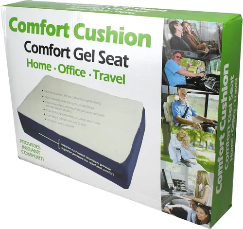 Miniatura 6 de 5 STAR SUPER DEALS Cojín ortopédico de espuma viscoelástica de gel prémium para silla de oficina, automóvil, silla de ruedas y más, visto