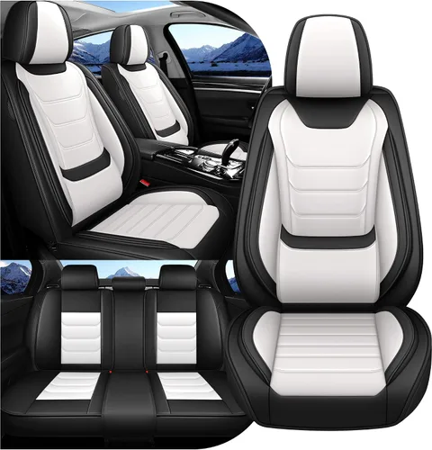 Miniatura 15 de Fundas de asiento de cuero para Toyota RAV4 1999-2026, transpirables, impermeables, elegantes, accesorios interiores de automóviles