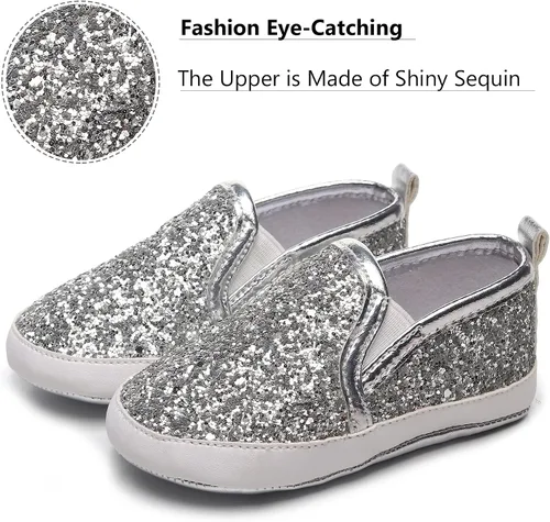 Miniatura 2 de HONGTEYA Zapatos para bebés niños y niñas, zapatos para bebés, mocasines de piel sintética, suela suave, antideslizantes, para niños pequeños