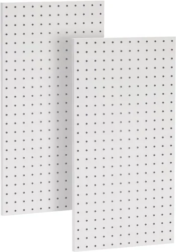 Miniatura 7 de Ultrawall 4 piezas de paneles de pared de tablero de clavijas de metal, tableros de clavijas para almacenamiento de herramientas de garaje Gris