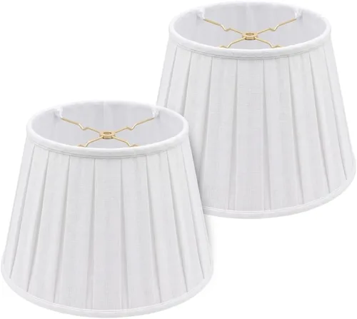 Miniatura 11 de Royal Designs, Inc. Empire English Pleat Lamp Shade, BSO-724-14BG, 10 x 14.5 x 10, Beige