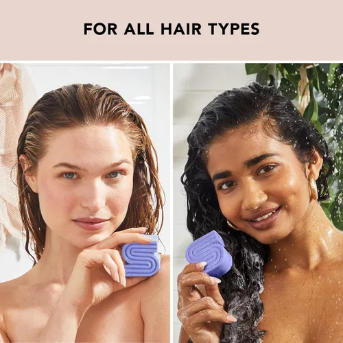 Miniatura 3 de Kitsch Toning Purple Shampoo Bar para rubias y cabello teñido - Champú para mujeres y hombres - Champú de biotina para fortalecer y neutralizar
