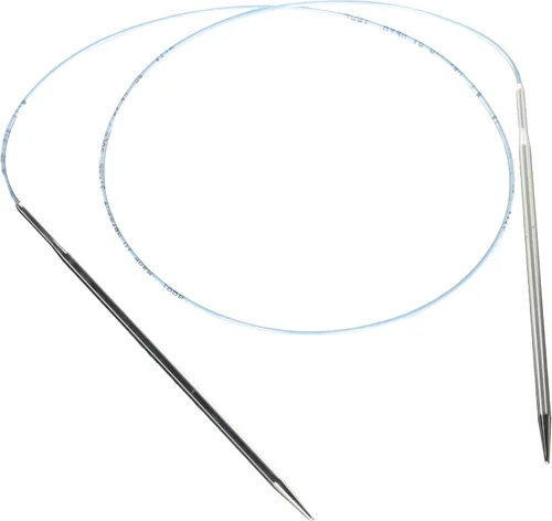 Miniatura 9 de Addi Turbo Lace - Agujas circulares para tejer, bronce blanco, 23.6 in, 0.059 in, 775-7 60 1,5