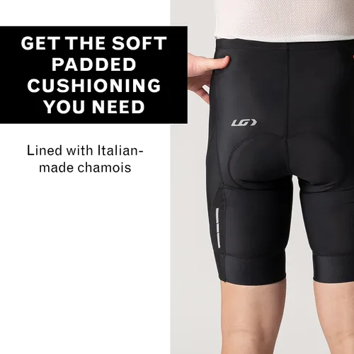 Miniatura 4 de Louis Garneau, Pantalones cortos Optimum 2 para hombre, acolchados, elásticos, transpirables y de secado rápido