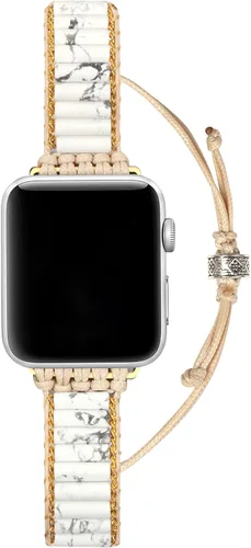Correa de reloj bohemia compatible con Apple Watch de 1.772 pulgadas, 1.732 pulgadas, 1.654 pulgadas, 1.614 pulgadas, 1.575 pulgadas, 1.496