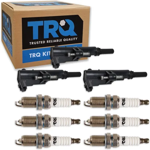 Miniatura 38 de Kit de Bobina de Encendido y Bujía TRQ 8 Piezas Bujías de Iridio Compatibles con Mercedes-Benz C250 2012-2015 y SLK250 2012-2015