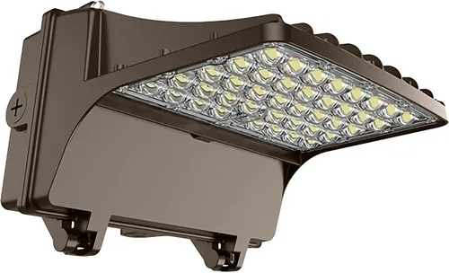 Paquete de luz LED de corte completo de 120 W/100 W/80 W/60 W W, seleccionable, luz de pared LED exterior de 5000 K con fotocélula 150-400 W MH/HPS