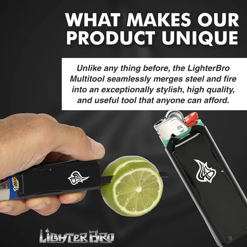 Miniatura 3 de LighterBro Funda para Encendedor de Acero Inoxidable