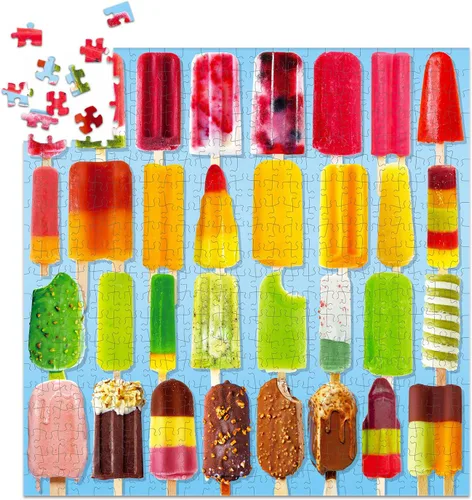 Miniatura 4 de Rompecabezas de 500 piezas para adultos, adolescentes y niños, regalo feliz para la familia, paletas coloridas (paletas de monstruo)