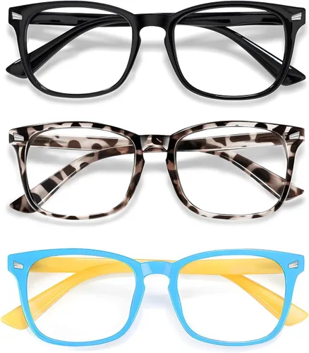 Miniatura 23 de Lentes de bloqueo de luz azul para niños y niñas, TR90, irrompibles, antirreflejos, UV400 de 2 a 18 años
